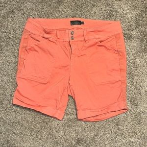 Coral Torrid Feel the Fit shorts